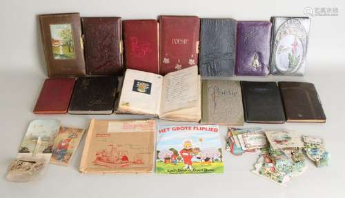 Lot of various antique poetry albums. Nice quality.