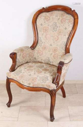 Beautiful 19th century mahogany armchair with good