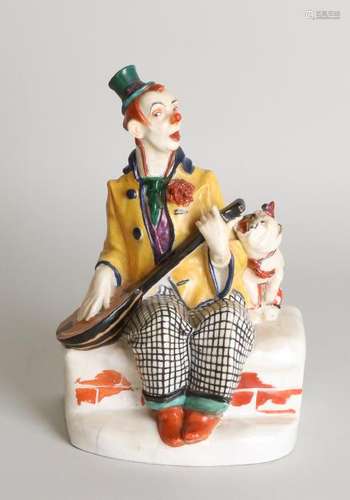 Rare German antique porcelain figure. Martin Wiegand