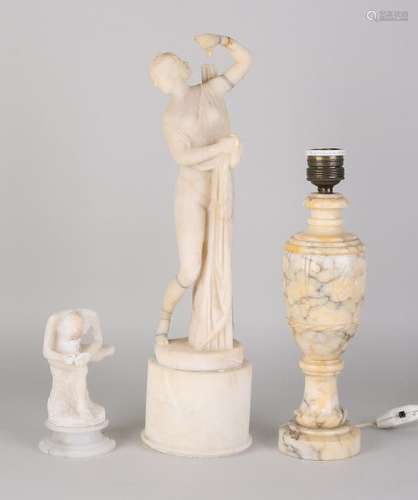 Three times old / antique alabaster. One time Greek