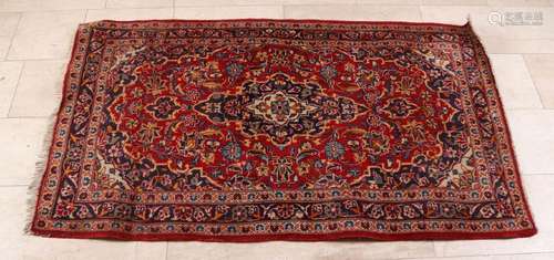 Old persian rug. Multicolor / floral / red etc. Size: