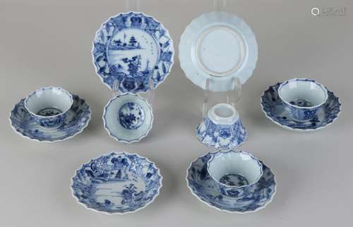 Eleven times 17th - 18th century Chinese porcelain.