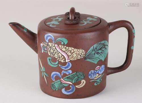 Early 19th century Chinese Yixing draft pot with loose