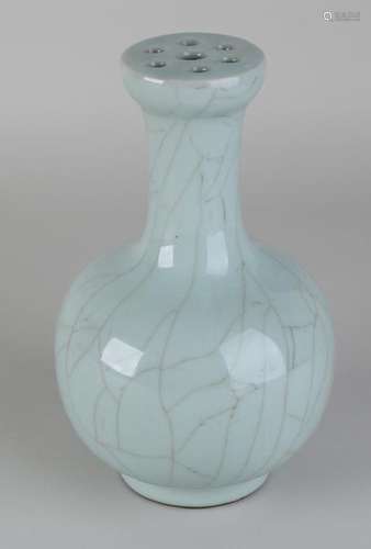 Ancient Chinese porcelain celadon incense burner vase