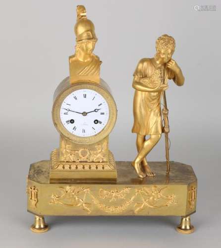 Early 19th century French fire-gilt bronze Empire,