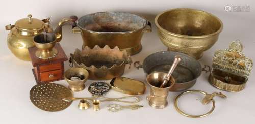 Lot of various old / antique copperware. Persian and