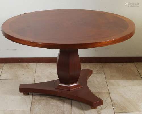 English model coffee table. ca.1920. Mahogany plateau