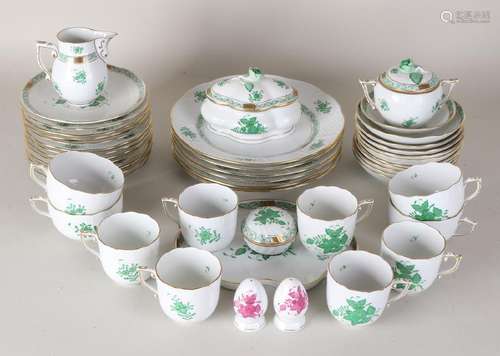 Old Herend crockery. Consisting of: Ten cups and