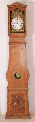 Early 19th century French comtoise grandfather clock