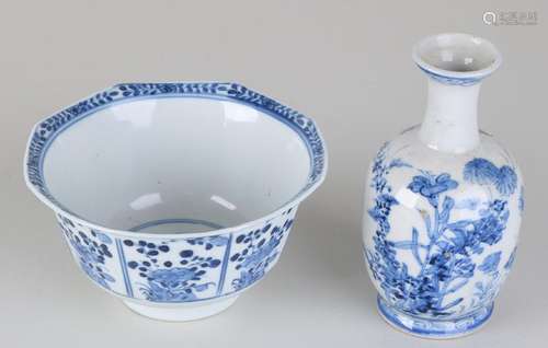 Twice old Chinese porcelain. Consisting of: One