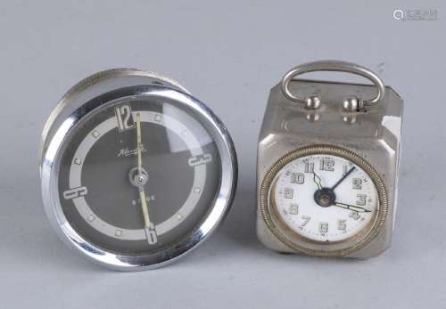 Two antique timepieces. Consisting of: Kienzle Oldtimer