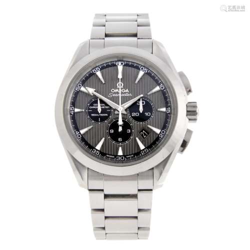 OMEGA - a gentleman's Seamaster Aqua Terra 150M Co-Axial chronograph bracelet watch.