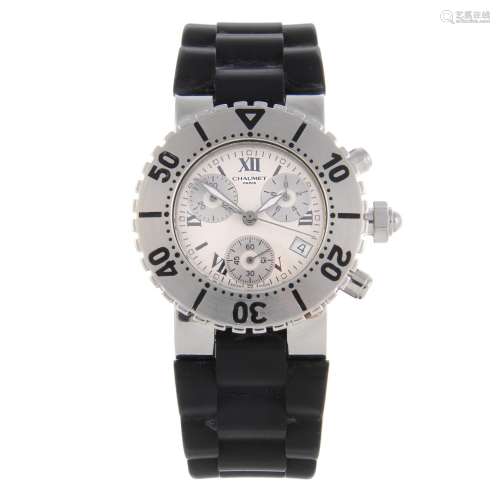 CHAUMET - a Class One chronograph wrist watch.