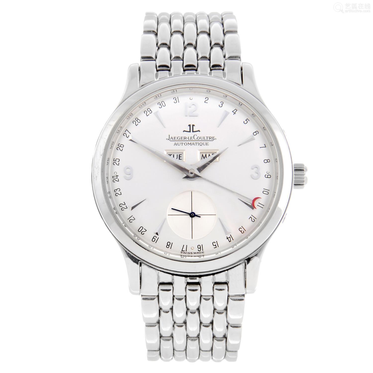 lecoultre - a gentlemans master control calendar bracelet watch