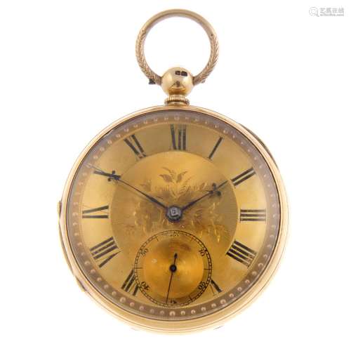 An open face pocket watch by Gilchrist & Son.