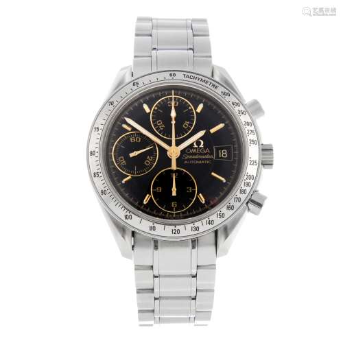 OMEGA - a gentleman's Speedmaster chronograph bracelet watch.