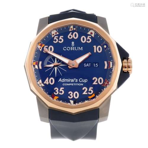CORUM - a gentleman's Admiral's Cup Competition 48 wrist watch.