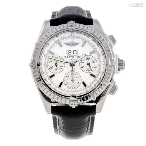 BREITLING - a gentleman's Windrider Crosswind Special chronograph wrist watch.