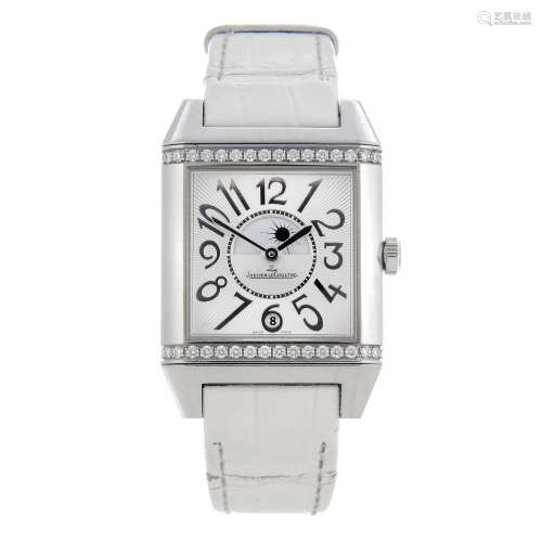 JAEGER-LECOULTRE - a lady's Reverso Squadra Duetto wrist watch.