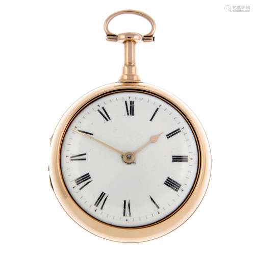 A pair case repeater pocket watch by Haley & Milner.