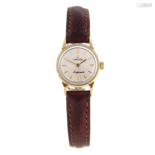OMEGA - a lady's Ladymatic wrist watch.