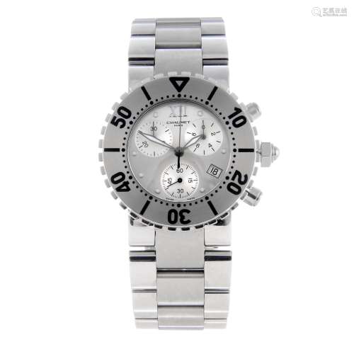 CHAUMET - a Class One chronograph bracelet watch.