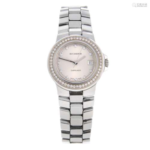 BUCHERER - a lady's Capolago bracelet watch.