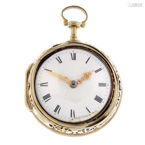 A pair case quarter repeater pocket watch by Anthony Herbert.