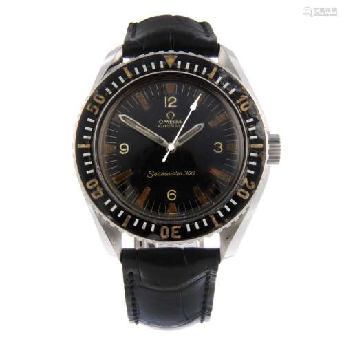 OMEGA - a gentleman's Seamaster 300 wrist watch.