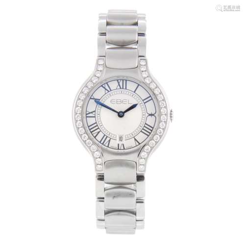 EBEL - a lady's Beluga bracelet watch.