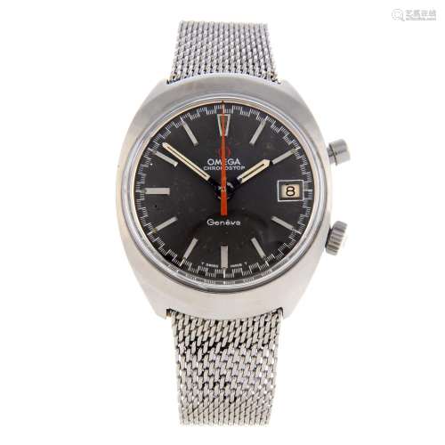 OMEGA - a gentleman's Chronostop bracelet watch.