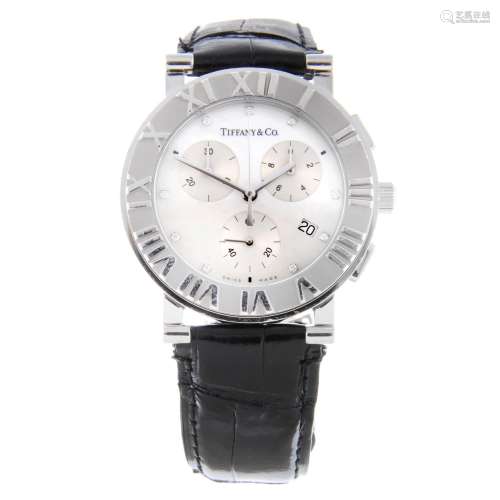 TIFFANY & CO. - an Atlas chronograph wrist watch.