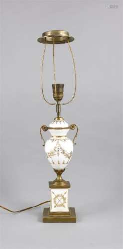 Tischlampe im Empire-Stil, wohl Frankreich, 19. Jh.,