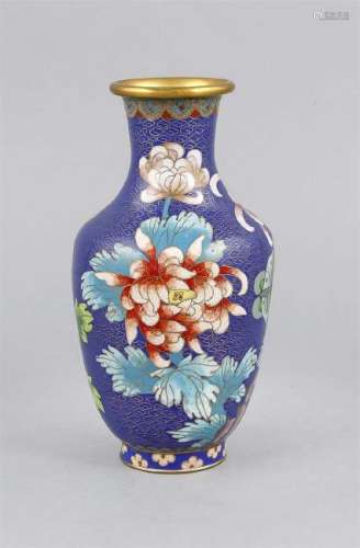 Cloisonné-Vase, China?, 20. Jh., leicht