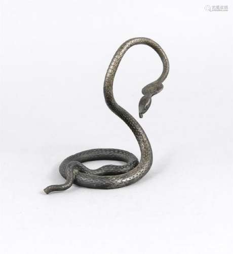 Taschenuhrenständer in Gestalt einer Kobra, um