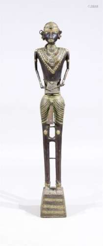 Afrikanische Bronzefigur, 2. H. 20. Jh., große