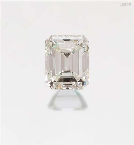 * A 2.50 Carat Octagonal Step Cut Diamond,