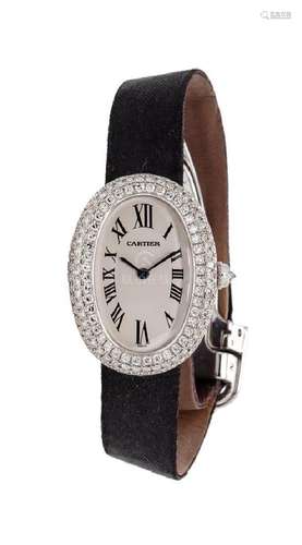 * An 18 Karat White Gold and Diamond Ref. 1955