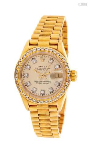 * An 18 Karat Yellow Gold and Diamond Ref. 69278