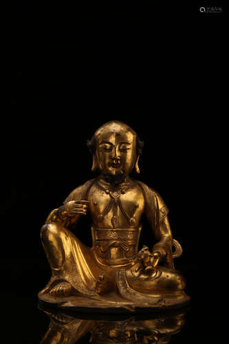 A Chinese Gilt Bronze Buddha