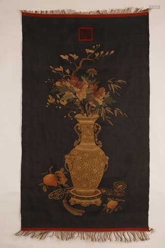 A Chinese Painting on Silk