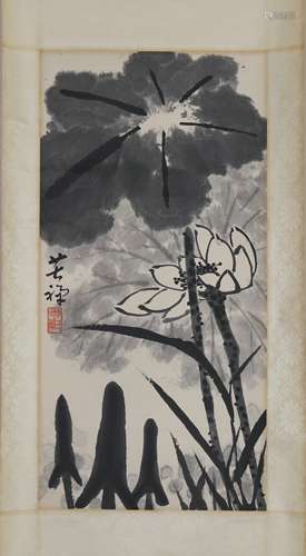 A Chinese Painting On Scroll