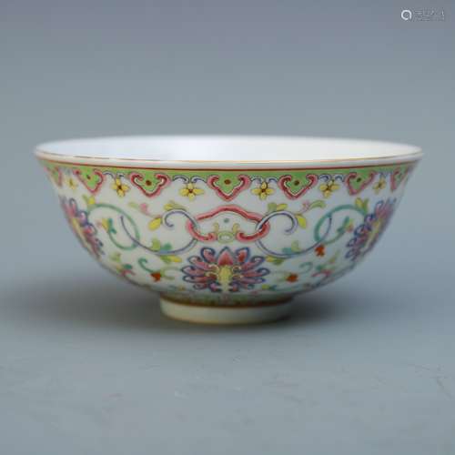 A Chinese Famille-Rose Porcelain Bowl