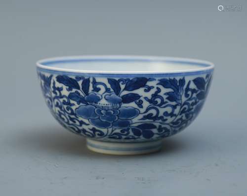 A Chinese Blue and White Porcelain Bowl