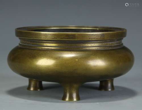 A Chinese Gilt Bronze Insence Burner