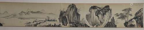 A Chinese Painting On Scroll