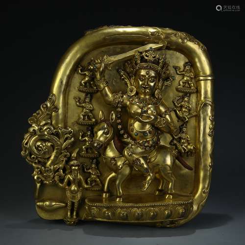 A Chinese Gilt Bronze Buddha