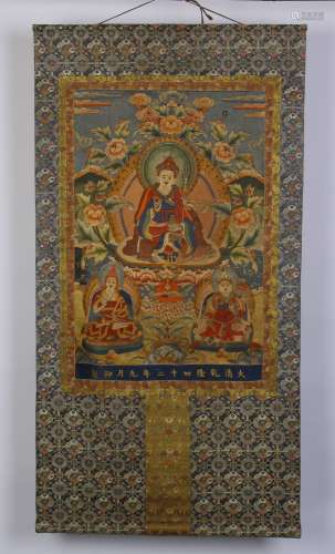 A Chinese Tibetan Tangka