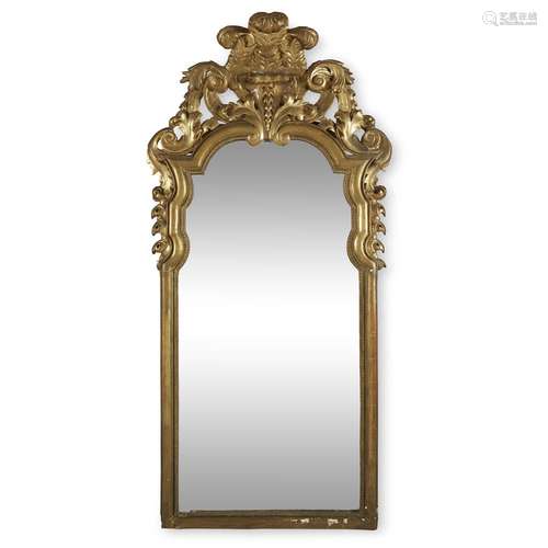 A PAIR OF SPANISH BAROQUE GILTWOOD PIER MIRRORS