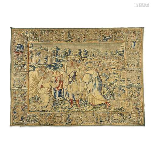 A FLEMISH MYTHOLOGICAL OR HISTORICAL TAPESTRY